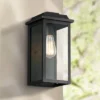 John Timberland Eastcrest Modern Outdoor Wall Light Fixture Textured Black 14" Clear Glass Panels For Post Exterior Barn Deck House Porch Yard Patio -Adesso Shop GUEST daeb9bf2 f914 4aca 9b7f 45381fa9852c