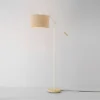 66" Serena Matte White Floor Lamp With Jute Shade - Globe Electric 1 66" Serena Matte White Floor Lamp With Jute Shade - Globe Electric -Adesso Shop GUEST db43712b 46ab 4485 b6f6 f38181f2358a