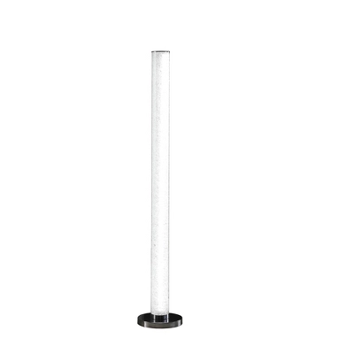 49" Novelty Tube Floor Lamp With Crystals (Includes LED Light Bulb) White - Ore International 4 49" Novelty Tube Floor Lamp With Crystals (Includes LED Light Bulb) White - Ore International - Image 2