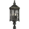 Minka Lavery Vintage Outdoor Post Light Fixture Black 32 1/2" Clear Beveled Glass For Post Exterior Barn Deck House Porch Patio