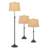 65.5" Metal Floor Lamp With 32" (Set Of 2) Matching Table Lamps Antique Silver - Cal Lighting 2 65.5" Metal Floor Lamp With 32" (Set Of 2) Matching Table Lamps Antique Silver - Cal Lighting -Adesso Shop GUEST dc75539c 63be 4b9f 83dd 83d24d643bf5