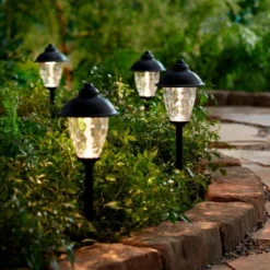 John Timberland Concord Black 18" High LED Landscape Path Lights Set Of 2 -Adesso Shop GUEST dc8615fc 6d64 44c7 908d 000ca63fa3d5