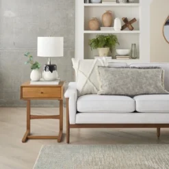 18" Black/White Abstract Splash Ceramic Table Lamp - Nourison -Adesso Shop GUEST dcbd37b2 596c 4120 9226 2b97c8362132