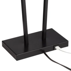 360 Lighting Cole Modern Table Lamps 27" Tall Set Of 2 Black Metal With USB Charging Ports White Rectangular Shade For Bedroom Living Room Bedside -Adesso Shop GUEST dd8adda7 5e5f 4c5f af1a 90c92a411f27