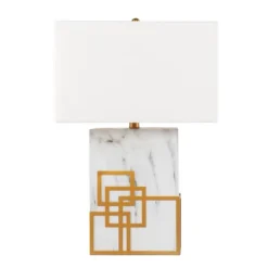 Bramp Table Lamp White/Gold (Includes LED Light Bulb) - Southern Enterprises 9 Bramp Table Lamp White/Gold (Includes LED Light Bulb) - Southern Enterprises -Adesso Shop GUEST e10fd583 677e 4e90 89c5 e4a970c0b370
