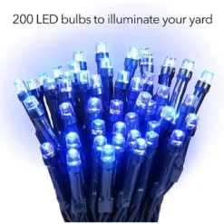 Dartwood Solar String Lights - Outdoor Decorative Solar Fairy Lights For Your House, Yard, Or Garden (6 Pack, Blue) -Adesso Shop GUEST e2bd318e 38fa 42b9 a363 1d5816c82e6e 1