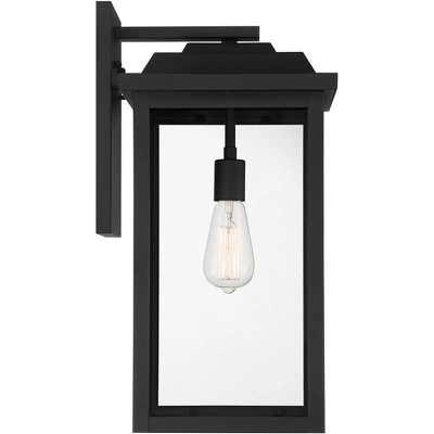 John Timberland Eastcrest Modern Outdoor Wall Light Fixture Textured Black 20 1/2" Clear Glass Panels For Post Exterior Barn Deck House Porch Patio 7 John Timberland Eastcrest Modern Outdoor Wall Light Fixture Textured Black 20 1/2" Clear Glass Panels For Post Exterior Barn Deck House Porch Patio - Image 5
