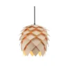 11.75" Simon Pinecone Wood Pendant (Includes Energy Efficient Light Bulb) Brown - JONATHAN Y -Adesso Shop GUEST e499ad80 44af 4cb9 aef8 2625df17c314