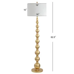 62.5" Metal Adriana Floor Lamp (Includes LED Light Bulb) Gold - JONATHAN Y 7 62.5" Metal Adriana Floor Lamp (Includes LED Light Bulb) Gold - JONATHAN Y -Adesso Shop GUEST e510fe61 160e 48f0 a679 49a0e3ea79b8