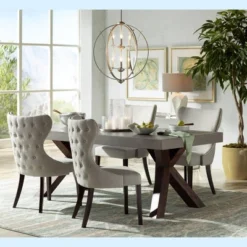 Possini Euro Design Spherical Brushed Nickel Large Chandelier 24" Wide Modern 6-Light Fixture For Dining Room House Foyer Kitchen Island Entryway Home -Adesso Shop GUEST e5a8f490 359d 4615 b6e0 18394d2ed9d5