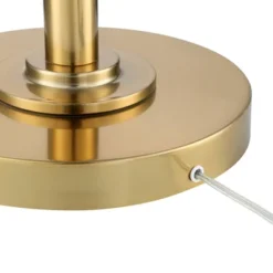 Possini Euro Design Kinsey Modern Torchiere Floor Lamp 72 1/2" Tall Brass Gold Metal Stone Pattern Crystal Glass Shade For Living Room Office House -Adesso Shop GUEST e810d4ad 4b95 49e1 b4c6 0ba43d797023