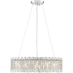 Possini Euro Design Alyssa Chrome Drum Chandelier 23 1/2" Wide Modern Crystal 12-Light LED Fixture For Dining Room Kitchen Island Entryway Bedroom 14 Possini Euro Design Alyssa Chrome Drum Chandelier 23 1/2" Wide Modern Crystal 12-Light LED Fixture For Dining Room Kitchen Island Entryway Bedroom -Adesso Shop GUEST e9229ca2 8e7b 4458 84b2 34bcc704ed40