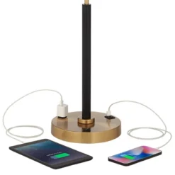 Possini Euro Design Possini Euro Carlyle USB Port And Outlet Modern Desk Lamps Set Of 2 -Adesso Shop GUEST e9a786dd 1b21 43a4 bd87 0148cad99c9f