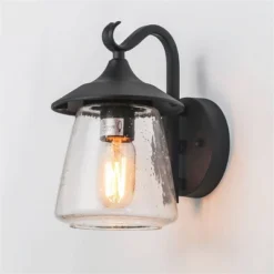 9.8" Metal/Glass Outdoor Lamp Black - LNC 19 9.8" Metal/Glass Outdoor Lamp Black - LNC -Adesso Shop GUEST ea98f221 8e28 4b3a ace2 1dffa07060da