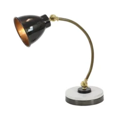 16" Metal Desk Lamp With Spotlight Shade Black - Olivia & May -Adesso Shop GUEST ec52bee8 67f5 4550 a03f 172623d8e377