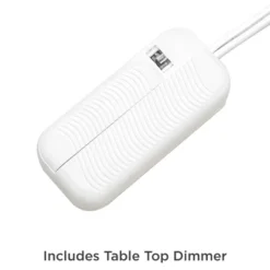 360 Lighting Andre Modern Table Lamps 26 3/4" High Set Of 2 Metal With USB And AC Power Outlet In Base Table Top Dimmers White Drum Shade For Desk -Adesso Shop GUEST ee8d7252 b8ab 441a af1f 23922c0a3f03