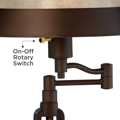 Franklin Iron Works Samuel Bronze Swing Arm USB Desk Lamps Set Of 2 With Socket 7 Franklin Iron Works Samuel Bronze Swing Arm USB Desk Lamps Set Of 2 With Socket - Image 5