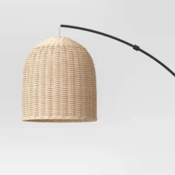 Addison Arc Floor Lamp With Natural Rattan Shade - Threshold™ -Adesso Shop GUEST f0a65e9b 915e 44cf b86d b7a12da8e8a2