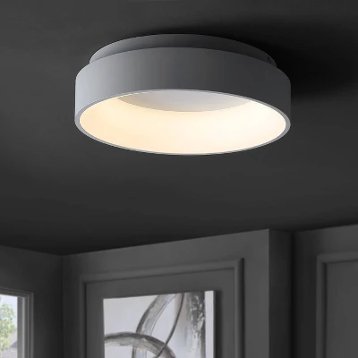 17.75" Ring Flush Mount Ceiling Light (Includes Energy Efficient Light Bulb) - JONATHAN Y 3 17.75" Ring Flush Mount Ceiling Light (Includes Energy Efficient Light Bulb) - JONATHAN Y