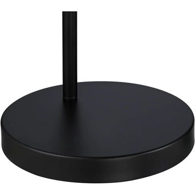 360 Lighting Modern Arc Floor Lamp With USB Charging Port 72" Tall Black White Linen Drum Shade For Living Room Reading House Home 5 360 Lighting Modern Arc Floor Lamp With USB Charging Port 72" Tall Black White Linen Drum Shade For Living Room Reading House Home - Image 3