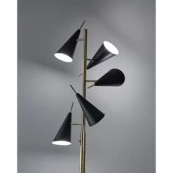 71.5" Owen Tree Lamp Black - Adesso -Adesso Shop GUEST f37054b5 f358 45c6 94b5 b291713684b7