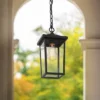 13" Metal/Glass Square Cage Modern Outdoor Pendant Light Black - LNC -Adesso Shop GUEST f4e68850 2c99 4e39 af3b c97fd18ccdea