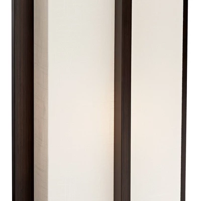 Possini Euro Design Modern Art Deco Floor Lamp Standing 60" Tall Espresso Wood Beige Linen Column Shade For Living Room Bedroom Office House Home 5 Possini Euro Design Modern Art Deco Floor Lamp Standing 60" Tall Espresso Wood Beige Linen Column Shade For Living Room Bedroom Office House Home - Image 3