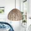 12.75" 1-Light Gloriana Pendant Rattan Brown - River Of Goods 1 12.75" 1-Light Gloriana Pendant Rattan Brown - River Of Goods -Adesso Shop GUEST fb0880dd 98b9 4e8c b17f 963322833ed9