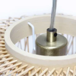 Circular Rattan Pendant Light Beige - Lalia Home -Adesso Shop GUEST fec1793d 1b50 4b90 ad28 549e1140df55